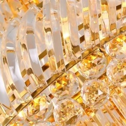 Luksuriøs Krystalllysekrone Moderne Europeisk Grasiøs Lang Anhengsduplekstrapp