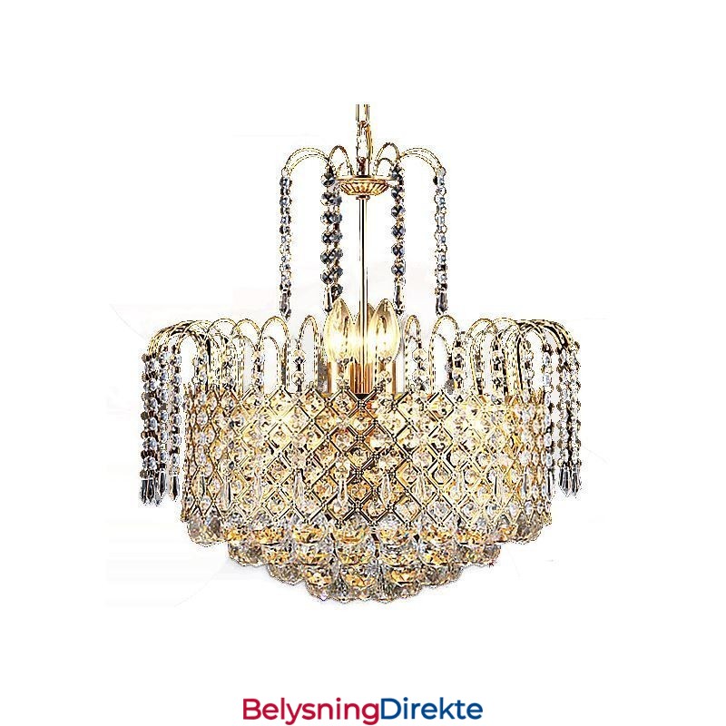 Luksuriøs Krystalllysekrone Moderne Elegant Anhengslampe