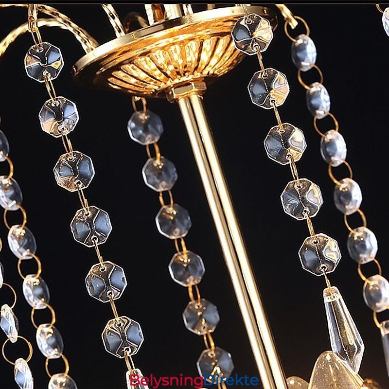 Luksuriøs Krystalllysekrone Moderne Elegant Anhengslampe
