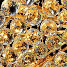 Elegant Krystalllysekrone Europeisk Anhengslampe Lang Hengende Lysekrone Tosidig Trapp