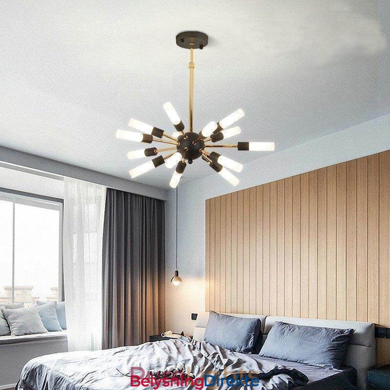 Nordisk Pendellampe Kreativ Rund Lysekronelampe