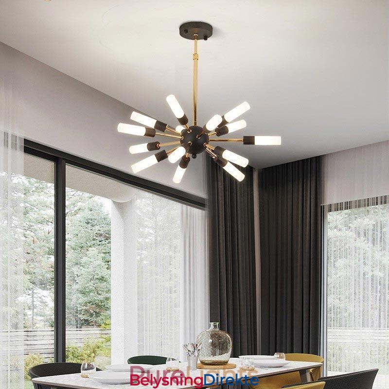 Nordisk Pendellampe Kreativ Rund Lysekronelampe