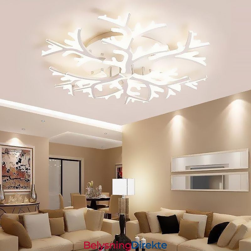 Innfelt Moderne Minimalistisk Taklampe Med Gevir