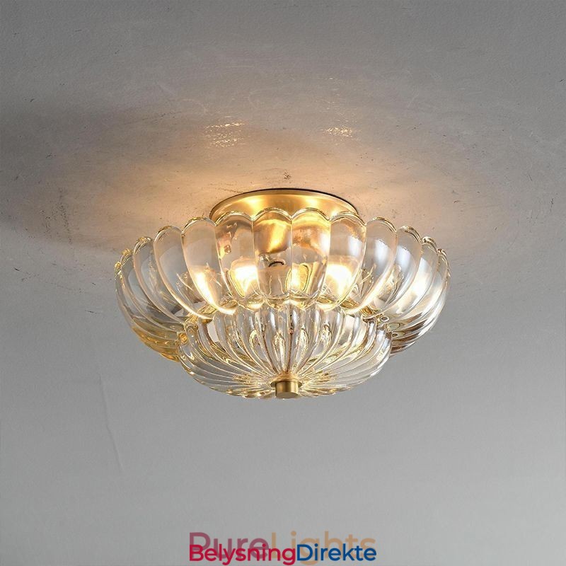 Moderne Lotus-Taklampe Med Innfelt Tak