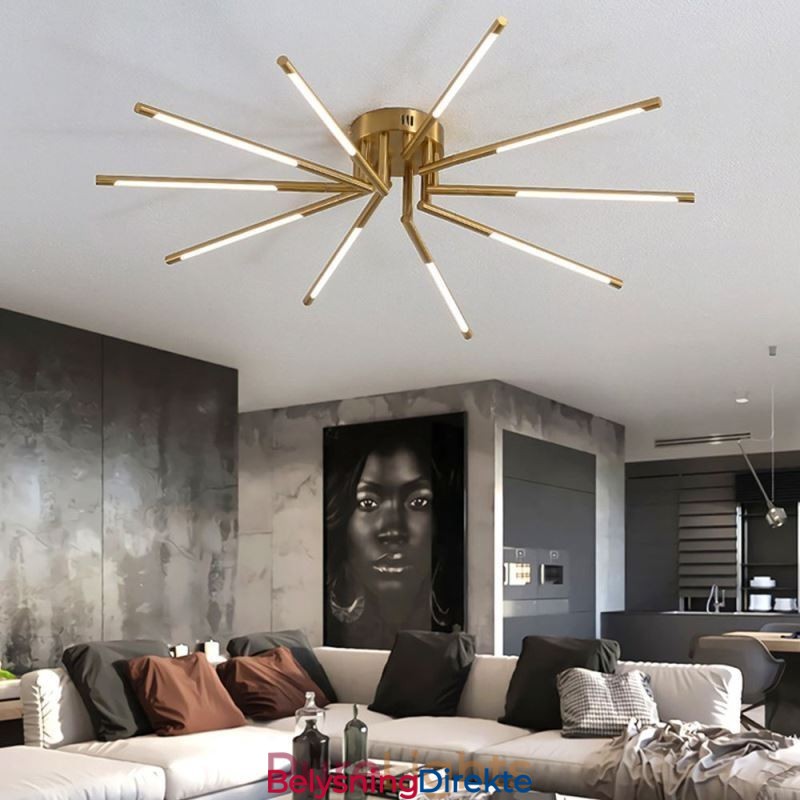 Enkel Innfelt Fyrverkeri Taklampe