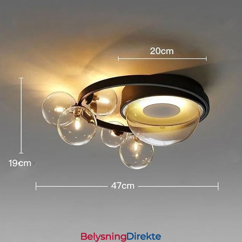 Innfelt Moderne Minimalistisk Dekorativ Glasstaklampe