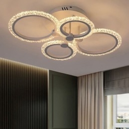 Innfelt Moderne Minimalistisk Sirkelformet Akrylblomst Taklampe