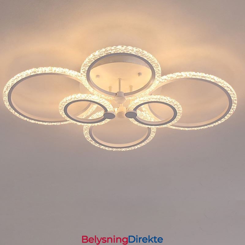 Innfelt Moderne Minimalistisk Sirkelformet Akrylblomst Taklampe