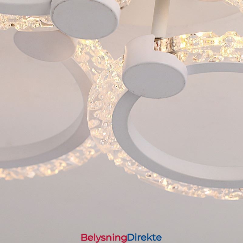 Innfelt Moderne Minimalistisk Sirkelformet Akrylblomst Taklampe