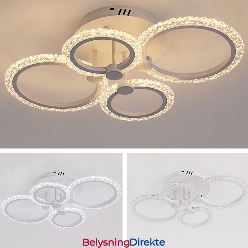 Innfelt Moderne Minimalistisk Sirkelformet Akrylblomst Taklampe