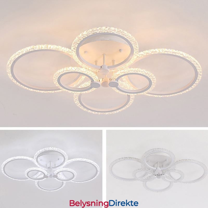 Innfelt Moderne Minimalistisk Sirkelformet Akrylblomst Taklampe