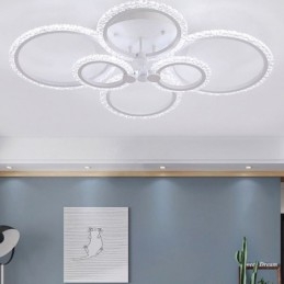 Innfelt Moderne Minimalistisk Sirkelformet Akrylblomst Taklampe