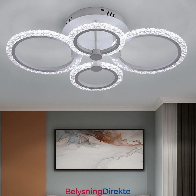 Innfelt Moderne Minimalistisk Sirkelformet Akrylblomst Taklampe