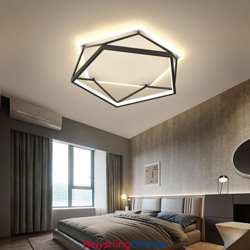 Innfelt Hul Tredimensjonal Taklampe 55 Cm