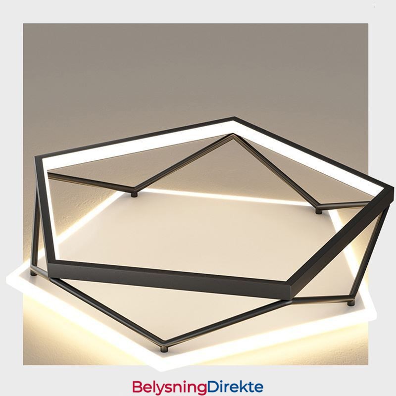 Innfelt Hul Tredimensjonal Taklampe 55 Cm