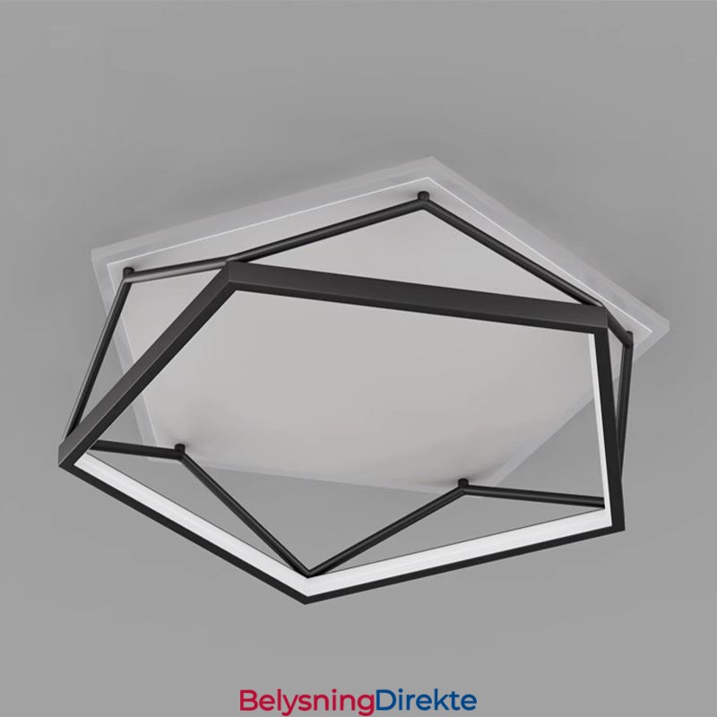 Innfelt Hul Tredimensjonal Taklampe 55 Cm