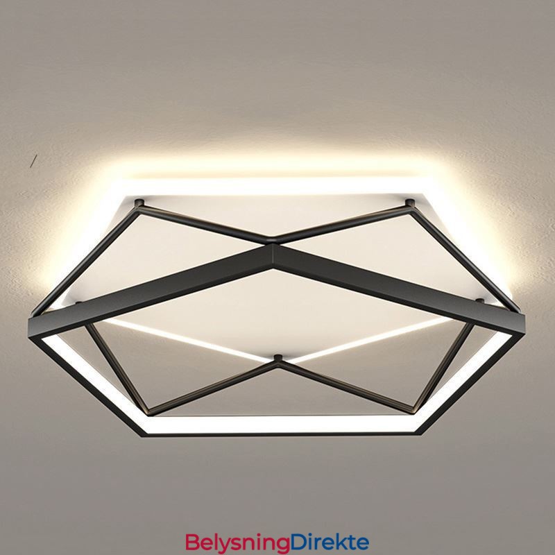 Innfelt Hul Tredimensjonal Taklampe 55 Cm