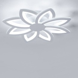 Innfelt Montering, Iøynefallende Akrylblomsttaklampe 55 Cm