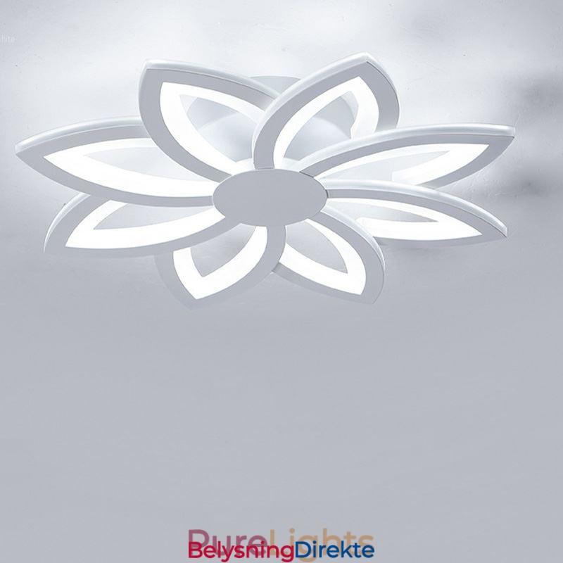 Innfelt Montering, Iøynefallende Akrylblomsttaklampe 55 Cm