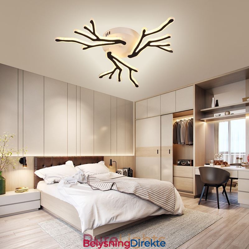 Innfelt Taklampe I Akryl Med Gren