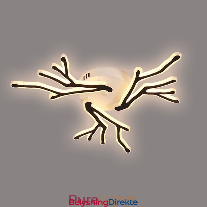 Innfelt Taklampe I Akryl Med Gren