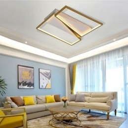 Minimalistisk Mosaikk Trapesformet Taklampe I Innfelt Form