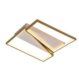 Minimalistisk Mosaikk Trapesformet Taklampe I Innfelt Form