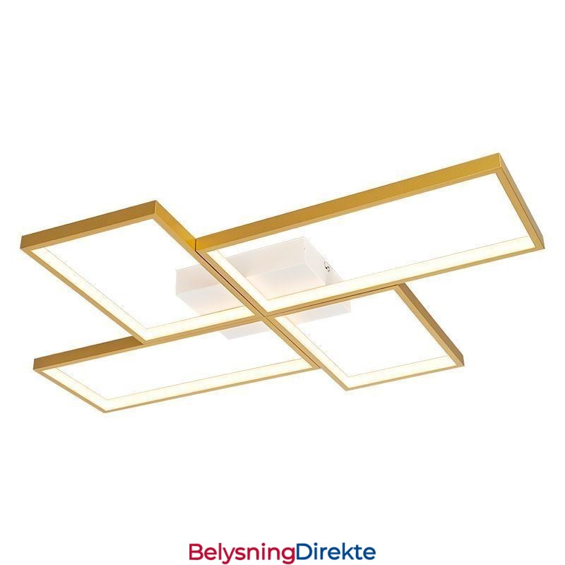 Innfelt Mosaikk Geometrisk Firkantet Taklampe