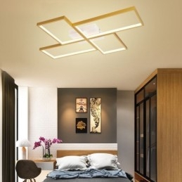 Innfelt Mosaikk Geometrisk Firkantet Taklampe