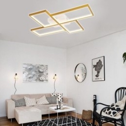 Innfelt Mosaikk Geometrisk Firkantet Taklampe