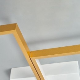 Innfelt Mosaikk Geometrisk Firkantet Taklampe