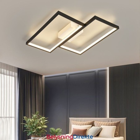 Innfelt Mosaikk Geometrisk Firkantet Taklampe