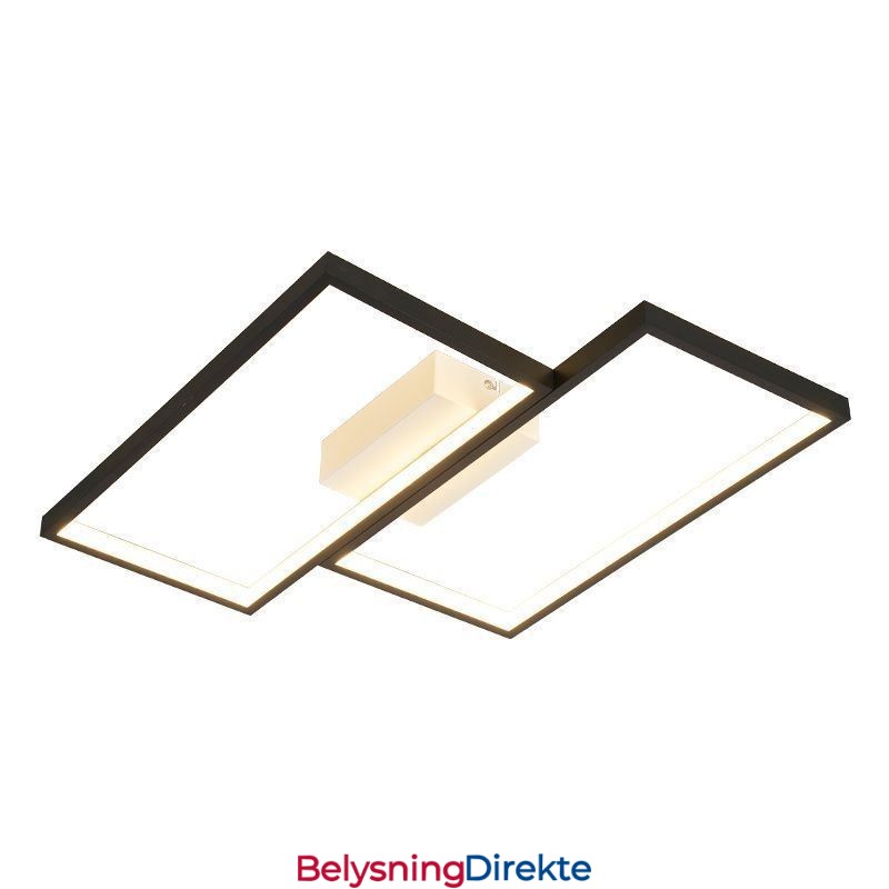 Innfelt Mosaikk Geometrisk Firkantet Taklampe