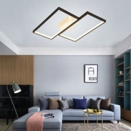 Innfelt Mosaikk Geometrisk Firkantet Taklampe