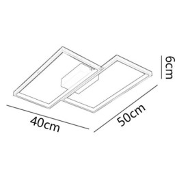 Innfelt Mosaikk Geometrisk Firkantet Taklampe