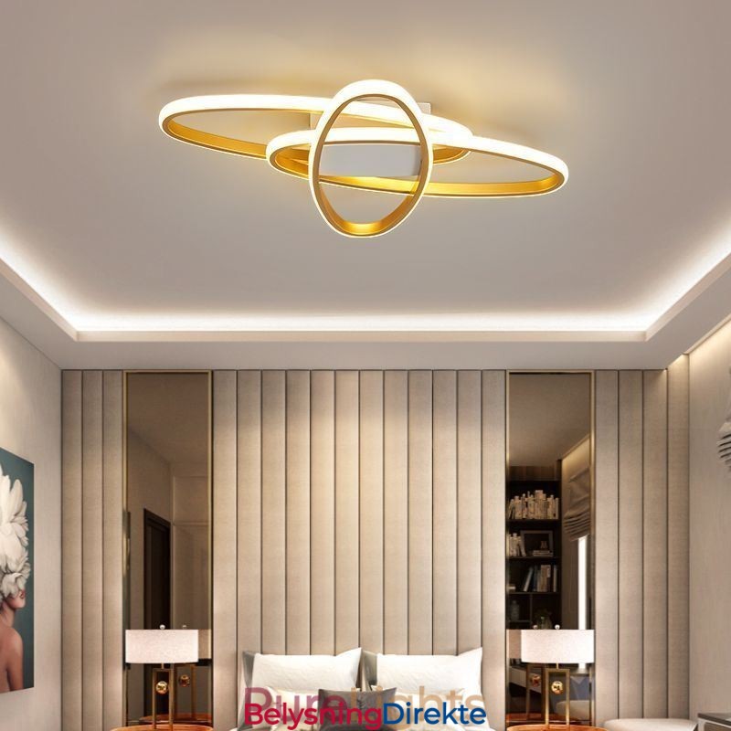 Minimalistisk, Innfelt Planetarisk Taklampe Med Surround-Effekt