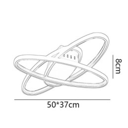 Minimalistisk, Innfelt Planetarisk Taklampe Med Surround-Effekt