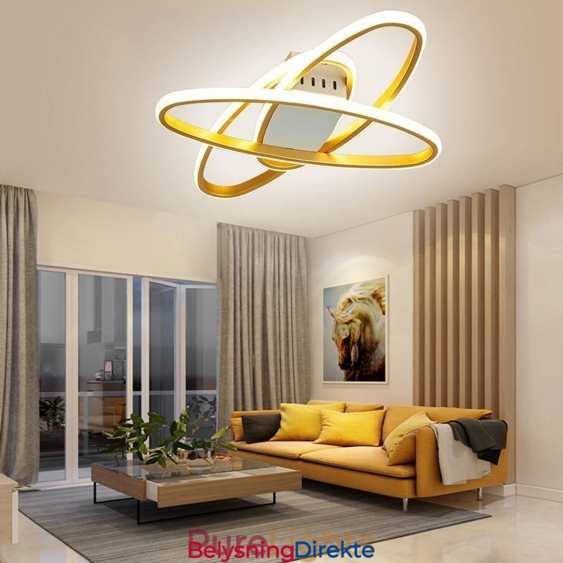 Minimalistisk, Innfelt Planetarisk Taklampe Med Surround-Effekt