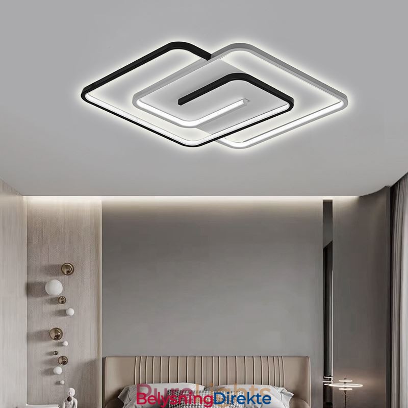 Innfelt Akryl, Firkantet Taklampe