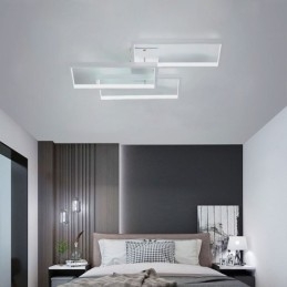 Innfelt Akryl Geometrisk Rektangulær Taklampe