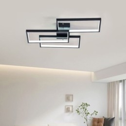 Innfelt Akryl Geometrisk Rektangulær Taklampe