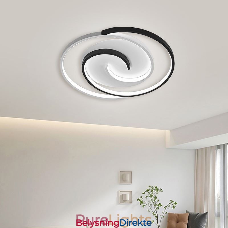 Rund Akryl Taklampe Med Innfelt Montering