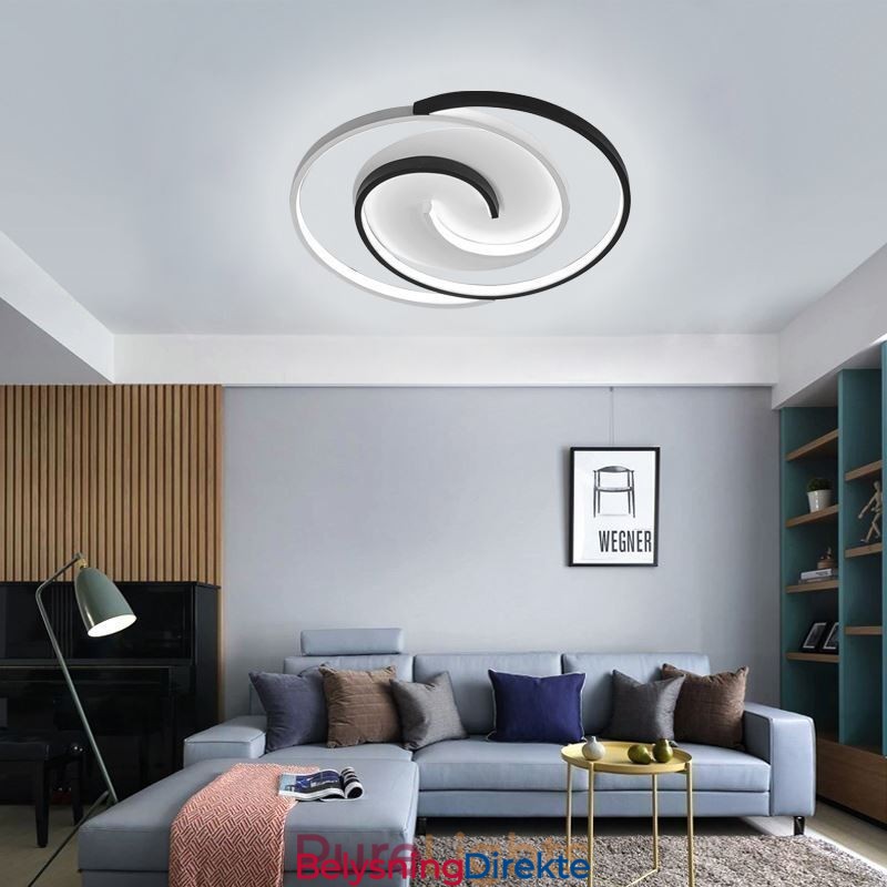 Rund Akryl Taklampe Med Innfelt Montering