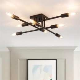 Dekorativ Taklampe I Landlig Retrostil I Amerikansk, Industriell Stil