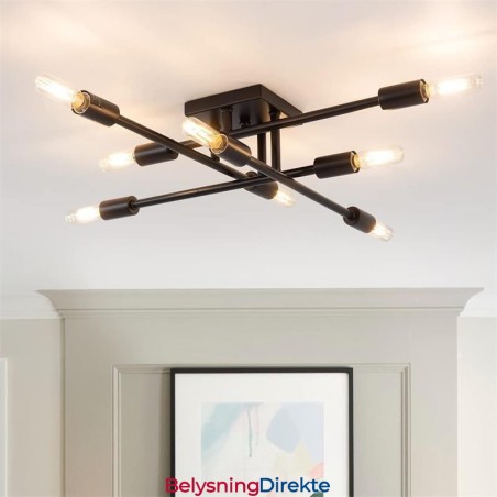 Dekorativ Taklampe I Landlig Retrostil I Amerikansk, Industriell Stil