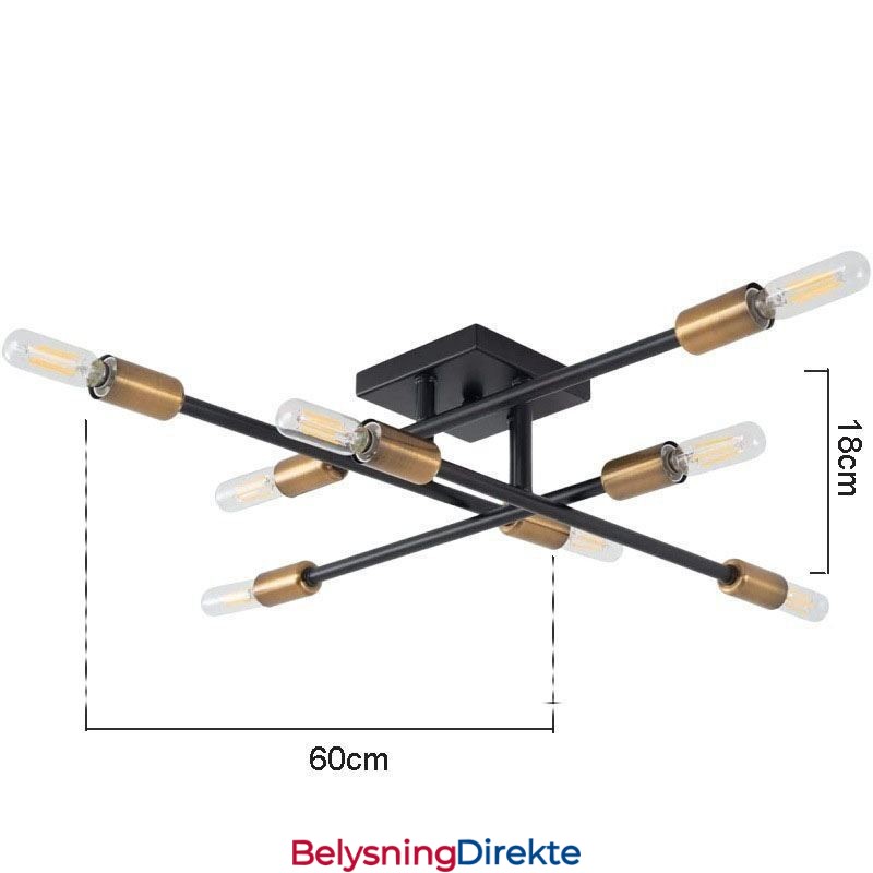 Dekorativ Taklampe I Landlig Retrostil I Amerikansk, Industriell Stil
