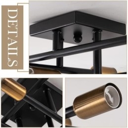 Dekorativ Taklampe I Landlig Retrostil I Amerikansk, Industriell Stil