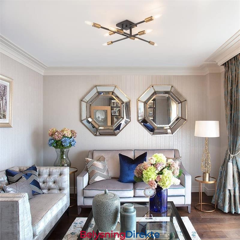 Dekorativ Taklampe I Landlig Retrostil I Amerikansk, Industriell Stil