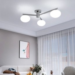 Nordisk Glass Innfelt Kreativ Smijerns Taklampe