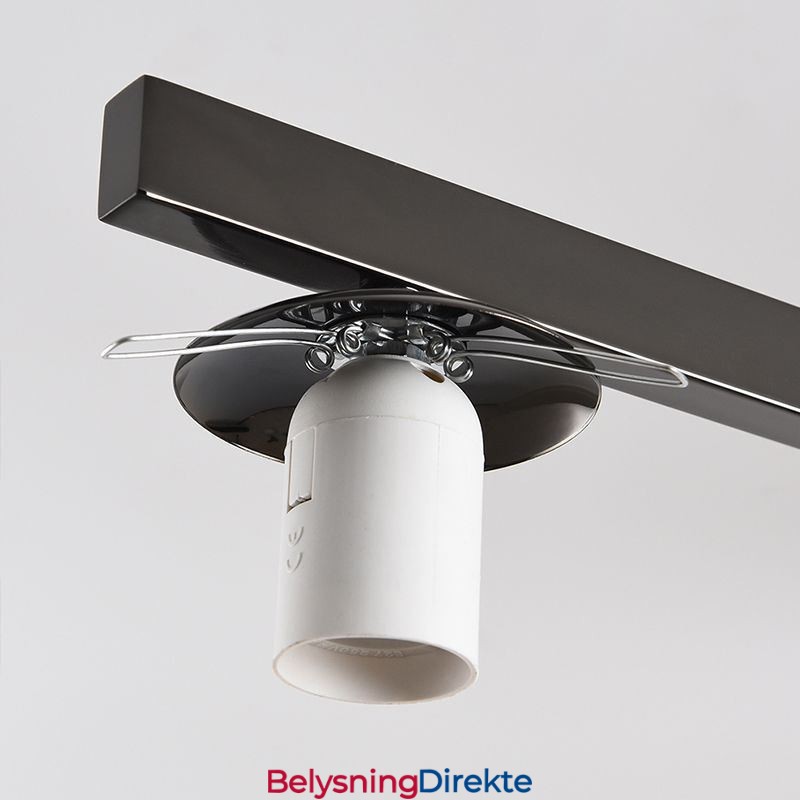 Nordisk Glass Innfelt Kreativ Smijerns Taklampe